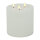 Countryfield LED-Stumpenkerze Ø15×17,5 cm Weiß 3-flammig Rustikal – warmweiß flackernd