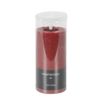 Countryfield LED-Stumpenkerze Rot Ø 7,5 ×...