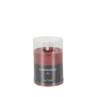 Countryfield LED-Stumpenkerze Rot Ø 7,5 ×...