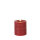 Countryfield LED-Stumpenkerze Rot Ø 7,5 × 10,5 cm, Echtwachs, Timer, IP20