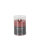 Countryfield LED-Stumpenkerze Rot Ø 7,5 × 10,5 cm, Echtwachs, Timer, IP20