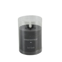 Countryfield LED-Stumpenkerze Schwarz Ø 7,5 cm...