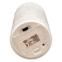 LED Stumpenkerze Ø7,5x15 cm – Echtwachseffekt, Timer, Batteriebetrieb