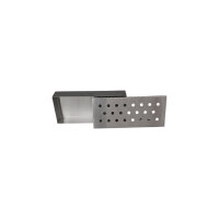 BBQ Smoker Box Edelstahl – 24x10x4,5 cm – Räucherbox für Gasgrill & Holzkohle – Grillzubehör