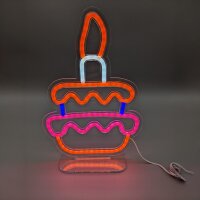 LED Neon Tischleuchte "Sweet Cake" –...