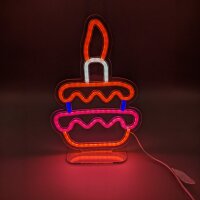 LED Neon Tischleuchte "Sweet Cake" –...