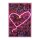 LED Neon Wandbild Graffiti "Life is Beautiful" – 40x60 cm – Street Art Leuchtrahmen mit Pinkem Herz – USB-Anschluss