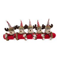 Linen & More Rudolf Zugluftstopper rot –...