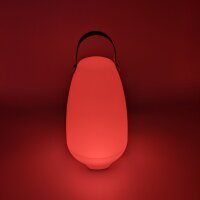 LED Akku Tischlampe RGB Outdoor Laterne 29cm – IP44 USB Fernbedienung