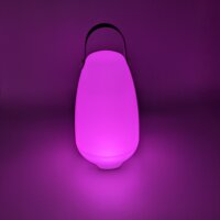 LED Akku Tischlampe RGB Outdoor Laterne 29cm – IP44 USB Fernbedienung