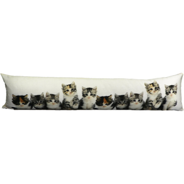 Mars & More Zugluftstopper Kätzchen – 90 cm Baumwolle mit Katzenmotiv