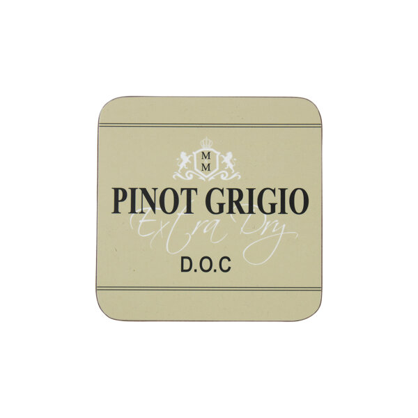 Mars & More Untersetzer Pinot Grigio – 6er Set Kork 10×10 cm Beige