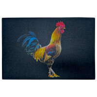 Fußmatte Türmatte Hahn 75x50 cm –...