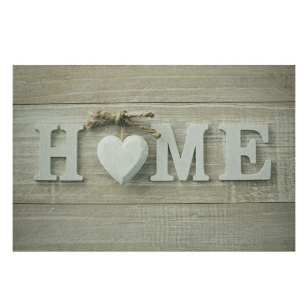 Fußmatte Türmatte HOME 75x50 cm – rutschfest & pflegeleicht – Mars & More