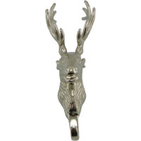 Mars & More Kleiderhaken Rothirsch Aluminium Silber...