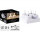 LED Teelichter weiß mit USB-Ladeplatte - 4er Set, wiederaufladbar, Flackereffekt Ambiancelight