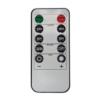 LED Stumpenkerzen weiß mit Ladeplatte - 4er Set, wiederaufladbar, Fernbedienung Ambiancelight