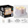 LED Stumpenkerzen weiß mit Ladeplatte - 4er Set, wiederaufladbar, Fernbedienung Ambiancelight