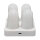 LED Flammenleuchten mit Ladeplatte - 4er Set, wiederaufladbar, Fernbedienung, Timer