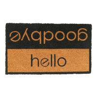 Mars & More Kokos-Fußmatte Hello Goodbye...
