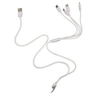 LED-Stumpenkerzen 4er Set Ø7 x 10 cm wiederaufladbar mit Fernbedienung & Timer Crème
