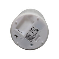 LED-Stumpenkerzen 4er Set Ø 7 x 10 cm wiederaufladbar mit Fernbedienung & Timer Weiß
