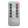 LED-Stumpenkerzen 4er Set Ø 7 x 10 cm wiederaufladbar mit Fernbedienung & Timer Weiß