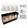 LED-Stumpenkerzen 4er Set Ø 7 x 10 cm wiederaufladbar mit Fernbedienung & Timer Weiß