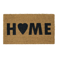 Mars & More Kokos-Fußmatte Home mit Herz...