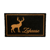 Mars & More Kokos-Fußmatte Zuhause mit Hirsch...