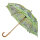 Mars & More Regenschirm Kaninchen Familie – 105 cm, Tiermotiv, Frühling, Grün