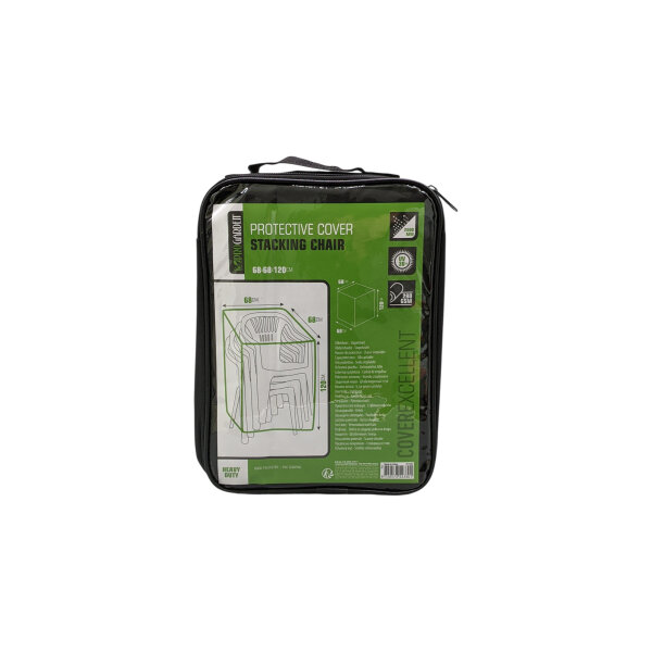 ProGarden Premium Abdeckhaube Stapelstühle 68x68x120 cm – 600D Schutzhülle Wetterfest 2500mm