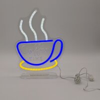 LED Neon Tischleuchte "Coffee Time" –...
