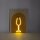 LED Neon Wandbild "MIMOSA" Cocktail – 30x40 cm – Leuchtbild Bar- & Küchen-Deko – USB-Anschluss