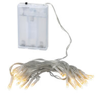 LED Lichterkette 30 warmweiße LEDs, 2,90 m +30cm...
