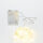 LED Silberdraht Cluster Batterielichterkette 100 LEDs 1m+50cm Zuleitung warmweiß