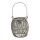 H&S Collection LED Solar Laterne Rattan-Optik Ø 15x16cm – Warmweiß Hängeleuchte