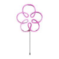 LED Neon Gartenstecker Blume 90cm – Outdoor Timer...