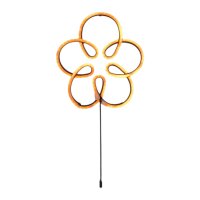 LED Neon Gartenstecker Blume 90cm – Outdoor Timer IP44 Batterie Deko