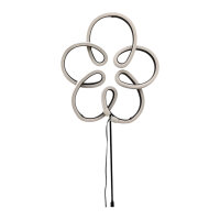 LED Neon Gartenstecker Blume 90cm – Outdoor Timer IP44 Batterie Deko