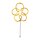 LED Neon Gartenstecker Blume 90cm – Outdoor Timer IP44 Batterie Deko