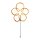 LED Neon Gartenstecker Blume 90cm – Outdoor Timer IP44 Batterie Deko