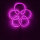 LED Neon Gartenstecker Blume 90cm – Outdoor Timer IP44 Batterie Deko