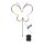 LED Neon Gartenstecker Schmetterling Bunt 85cm – Outdoor Timer Erdspieß IP44