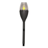 ProGarden LED Solar Gartenfackel Ø 6 x 37cm...