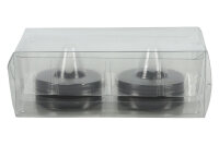 Countryfield LED Kerzen 2er Set Schwarz Ø 6,5...