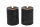 Countryfield LED Stumpenkerzen 2er Set Echtwachs Ø 5 × 9,5 cm Timer