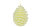 Countryfield LED-Kerze Tannenzapfen Creme Ø 10,5 × 15,5 cm, Echtwachs, Timer, IP20