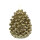 Countryfield LED-Kerze Tannenzapfen Gold Ø 7 × 12,5 cm – Echtwachs & Timer