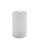 Countryfield LED-Stumpenkerze „Lyon M“ – Rustikal Weiß Ø7,5 cm × H 15 cm